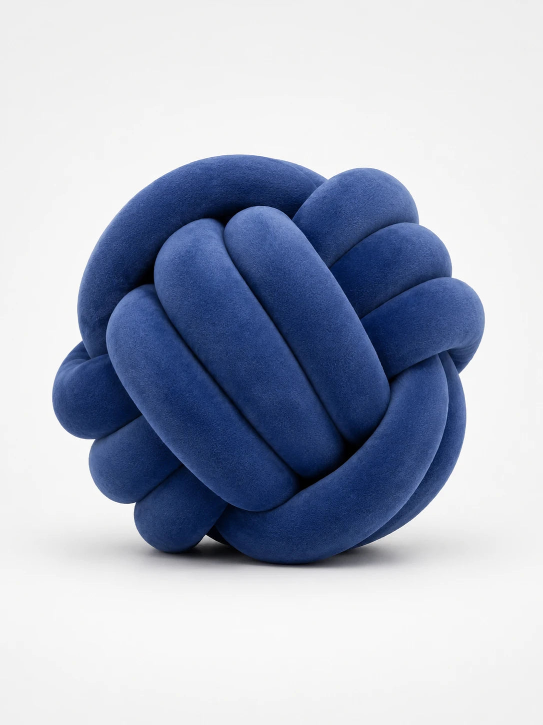 Knotted Ball Throw Pillow: Soft Sculptural Decor