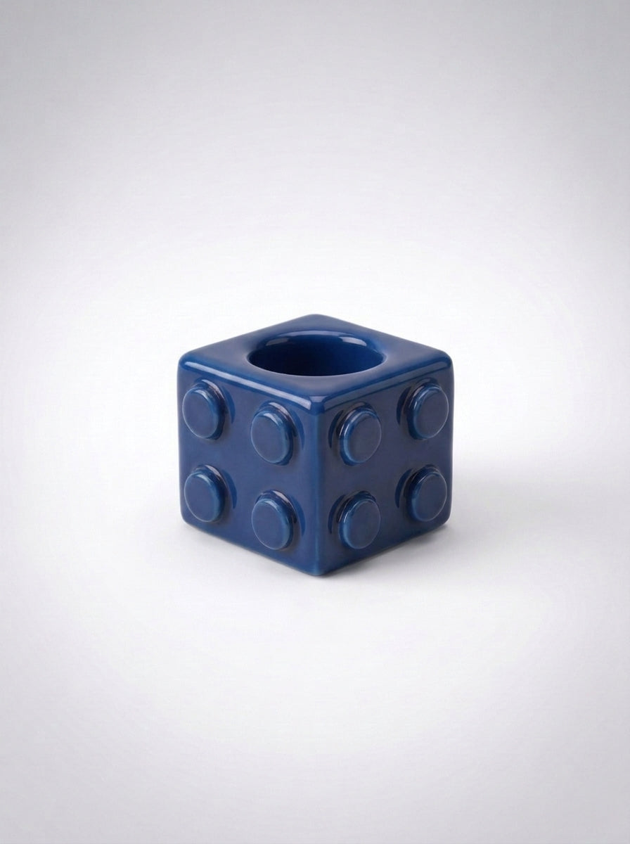 Building Block Ceramic Toothbrush Holder