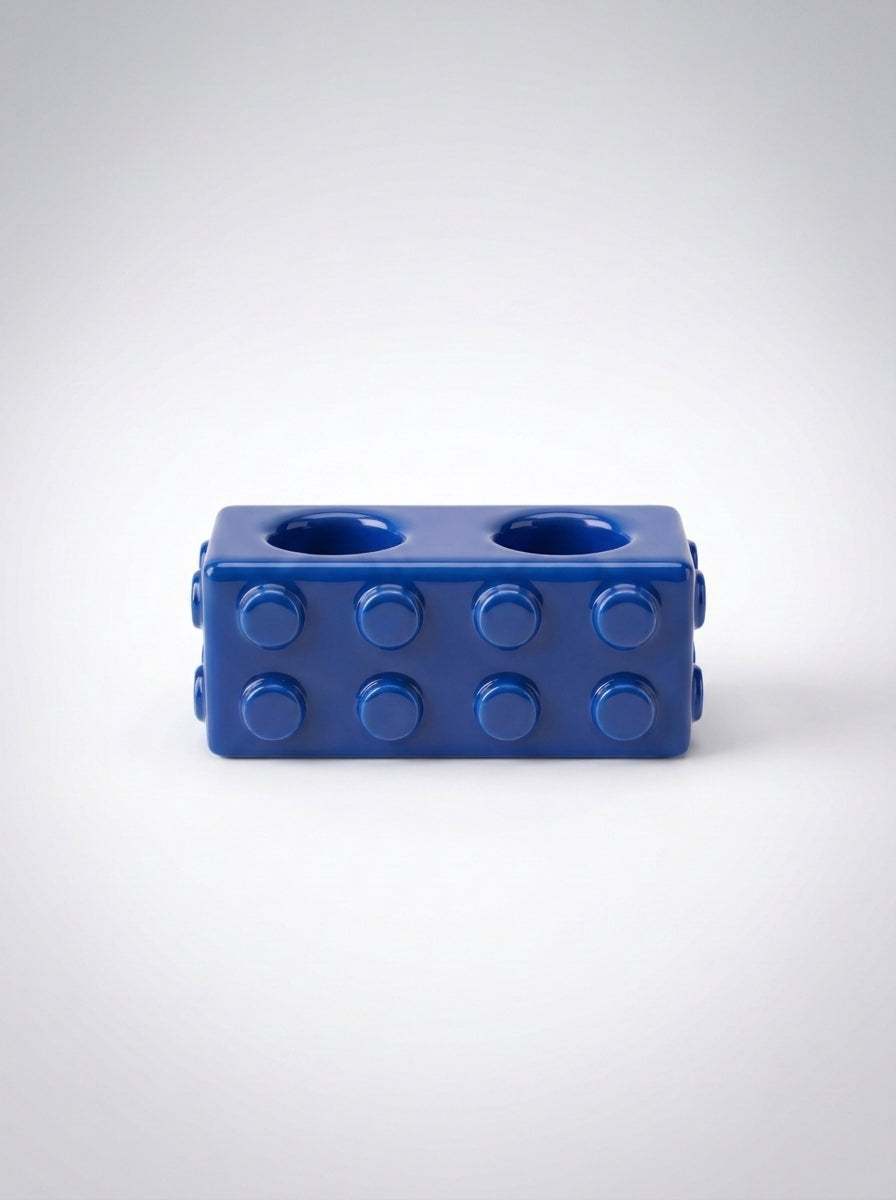 Building Block Ceramic Toothbrush Holder