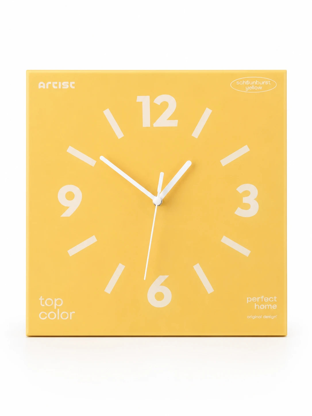 Frameless Silent Square Wall Clock