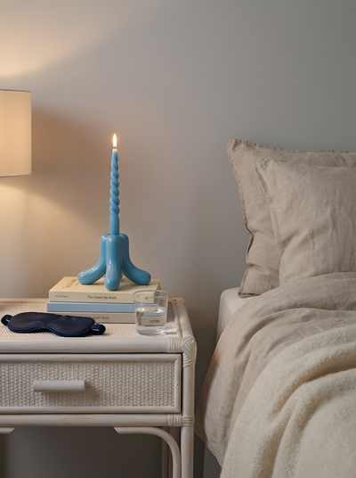 Sculptural Ceramic Candle Holder – Playful Modern Decor