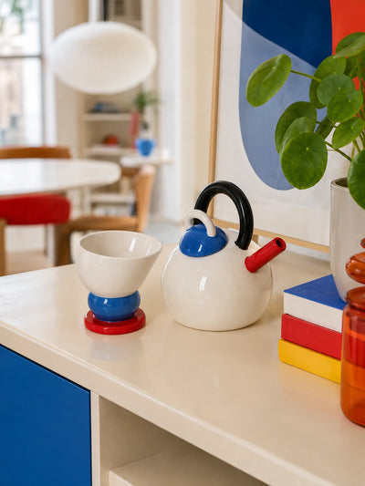 Sphere Ceramic Teapot and Cup Set
