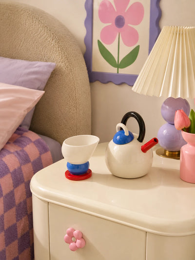 Sphere Ceramic Teapot and Cup Set