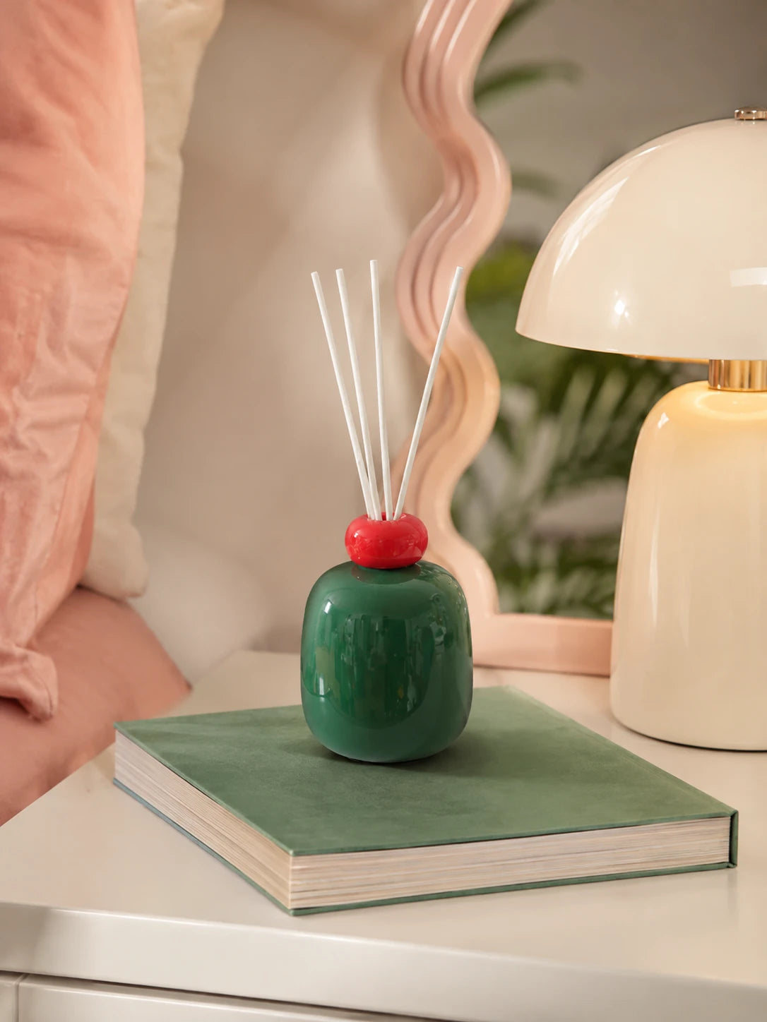 Color-Block Ceramic Reed Diffuser Bottle