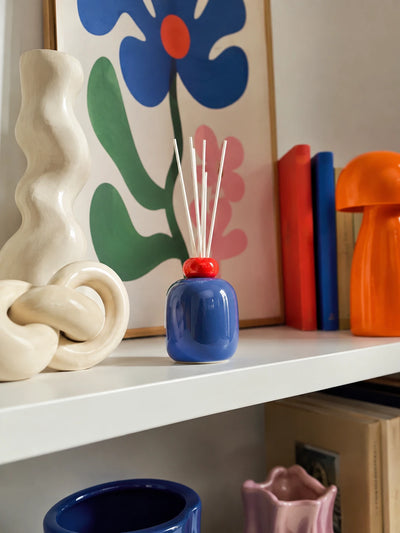 Color-Block Ceramic Reed Diffuser Bottle