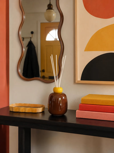 Color-Block Ceramic Reed Diffuser Bottle