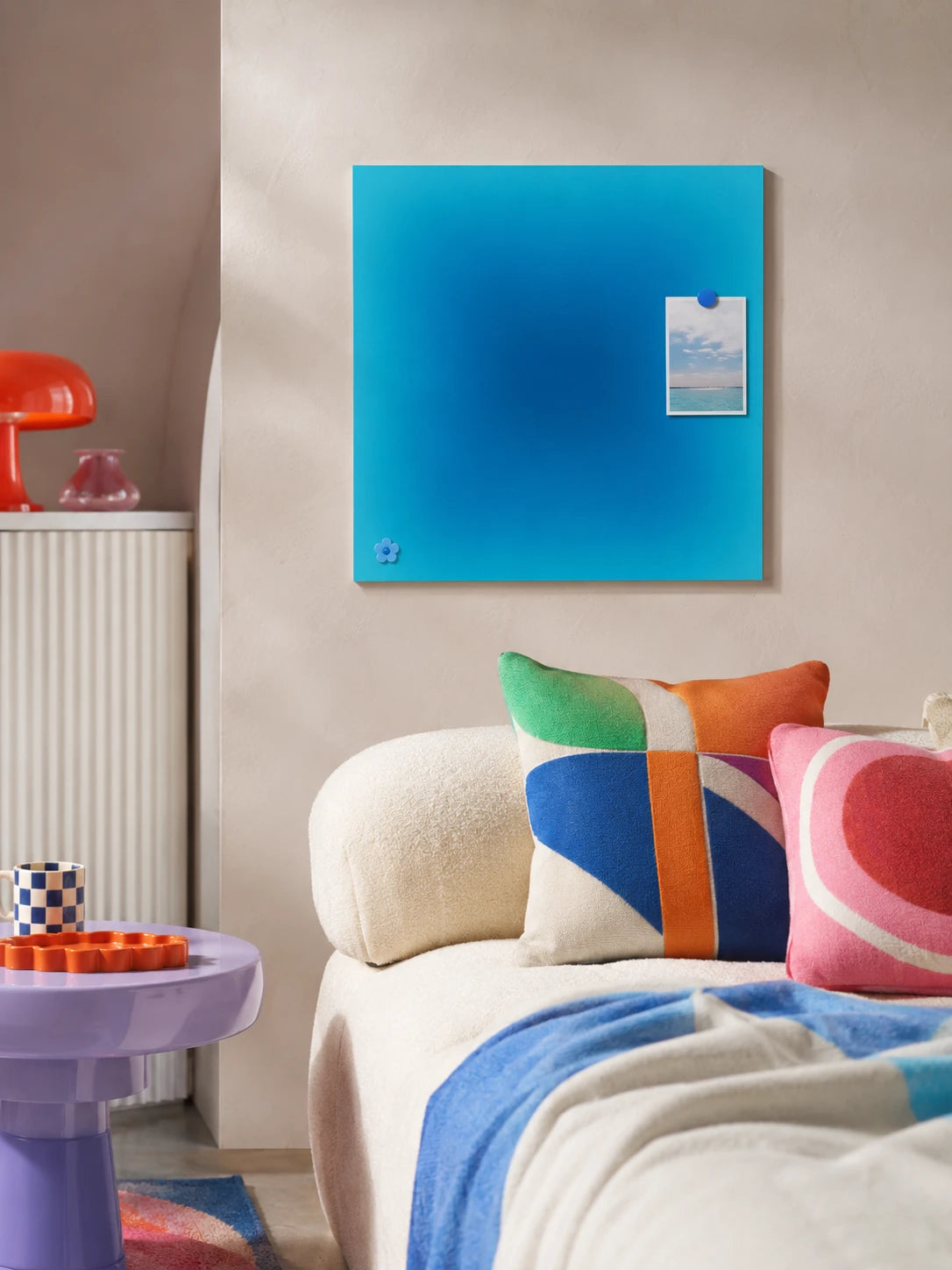 Gradient Glow Felt Wall Panel