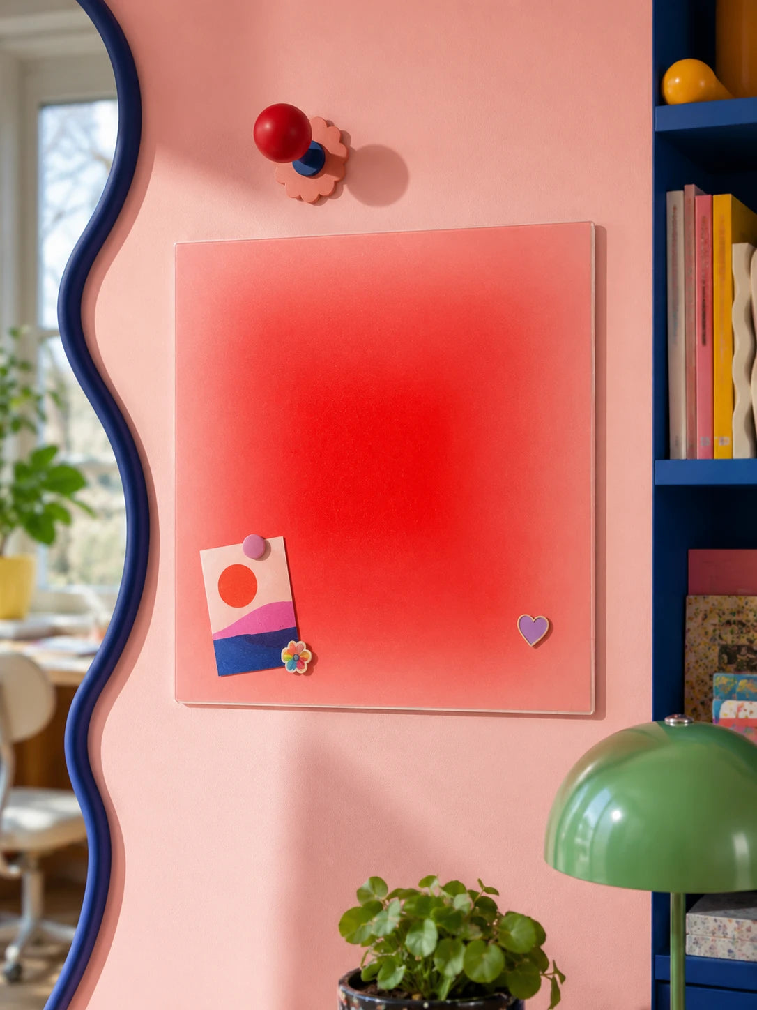 Gradient Glow Felt Wall Panel
