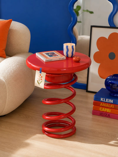 Coil Spring Side Table
