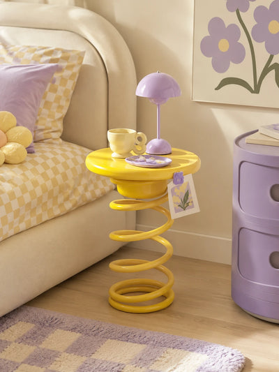 Coil Spring Side Table