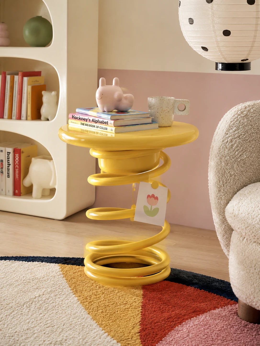 Coil Spring Side Table