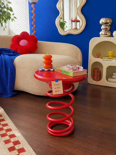 Coil Spring Side Table