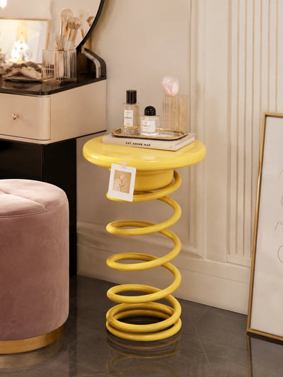 Coil Spring Side Table