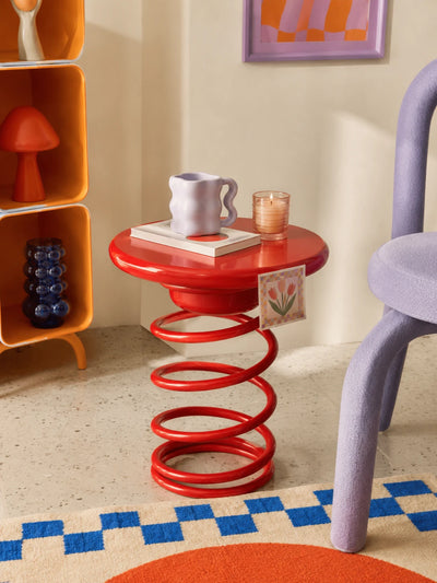 Coil Spring Side Table