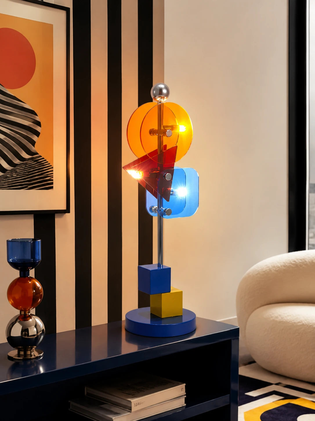 Memphis Geometric Table Lamp