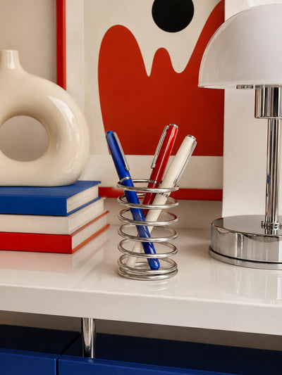 Spiral Stainless Steel Toothbrush Holder