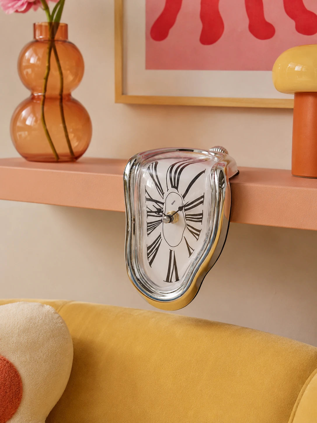 Surrealist Melting Desk Clock