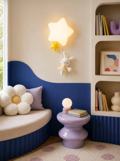 Starry Ballet Bunny Wall Light