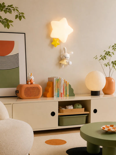 Starry Ballet Bunny Wall Light