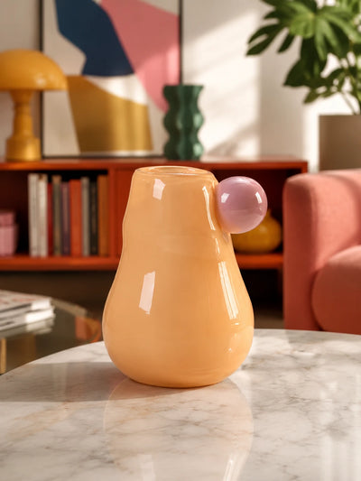 Candy Color Ceramic Aromatherapy Vessel: Playful Sculptural Decor