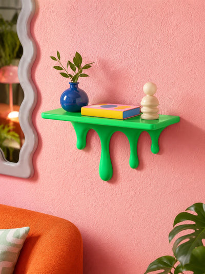 Drip Floating Shelf: Sculptural Wall-Mounted Decor