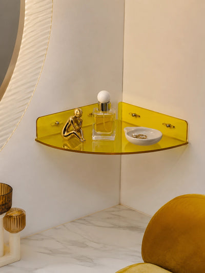 Acrylic Corner Shower Shelf – Space-Saving Bathroom Storage
