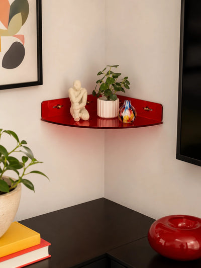 Acrylic Corner Shower Shelf – Space-Saving Bathroom Storage