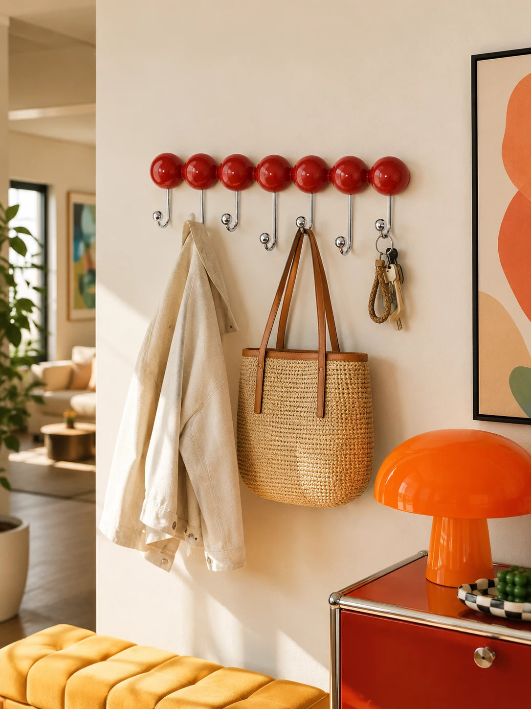 Wall Clothes Hook Rack: Small-Space Storage Anchor