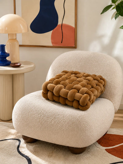 Woven Texture Throw Cushion: The Tactile Sanctuary Essential
