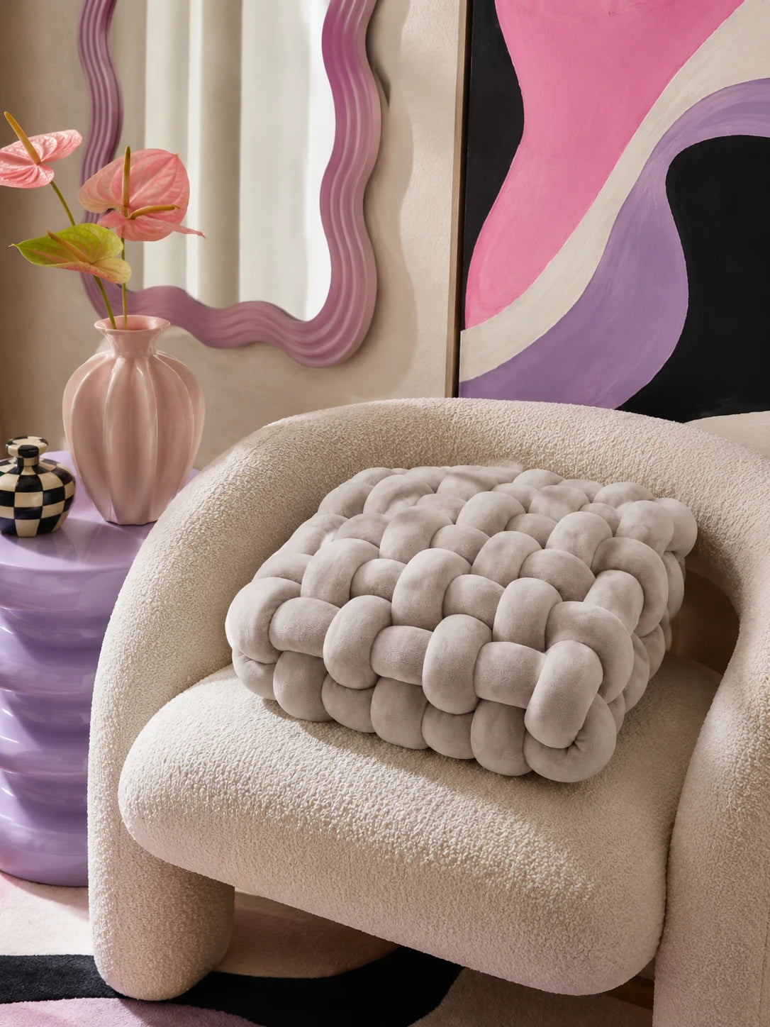 Woven Texture Throw Cushion: The Tactile Sanctuary Essential