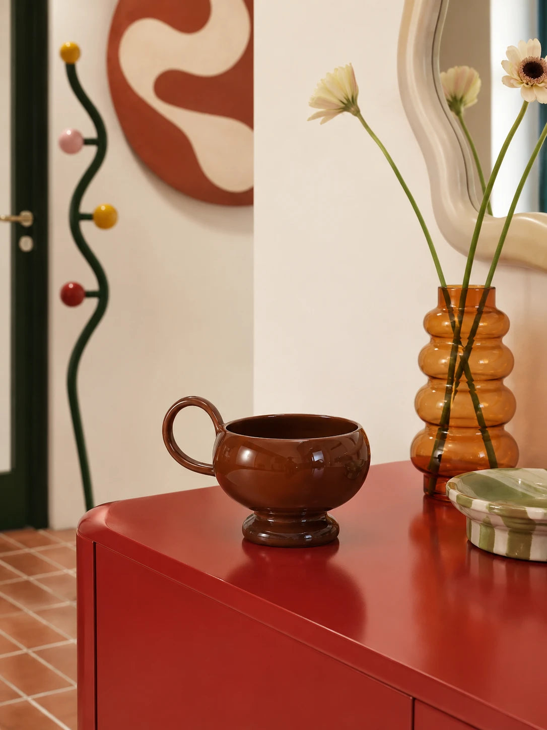 Stackable Ceramic Coffee Mug