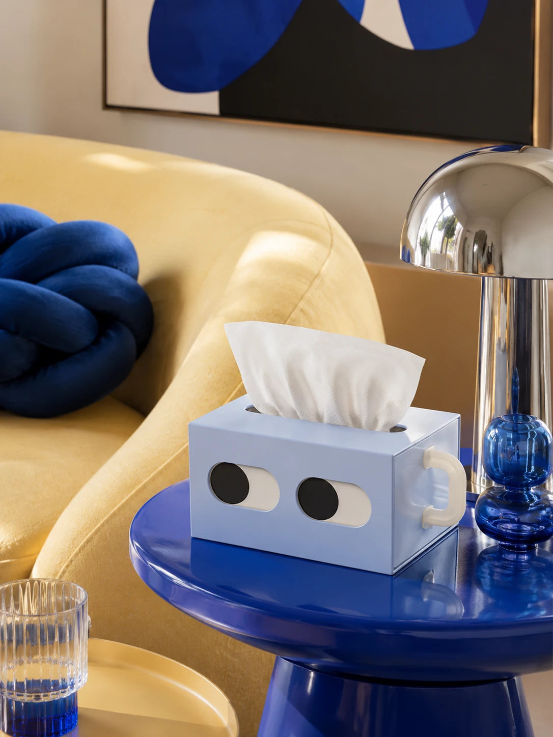 Cartoon Face Tissue Box