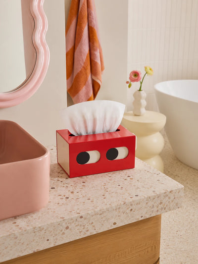 Cartoon Face Tissue Box