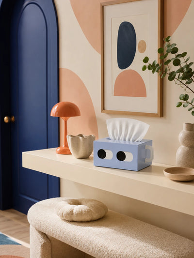 Cartoon Face Tissue Box