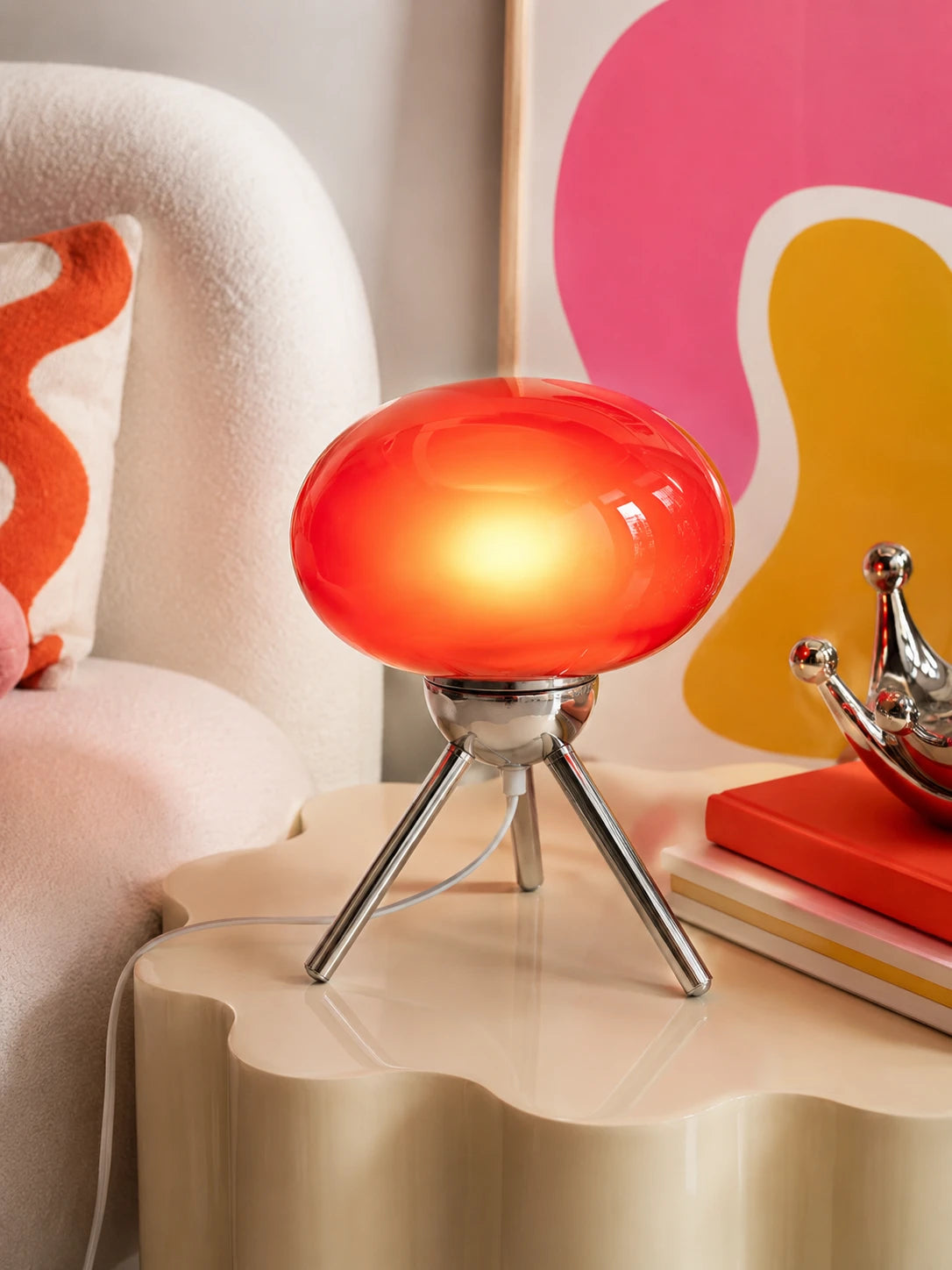 Tripod Mushroom Lamp
