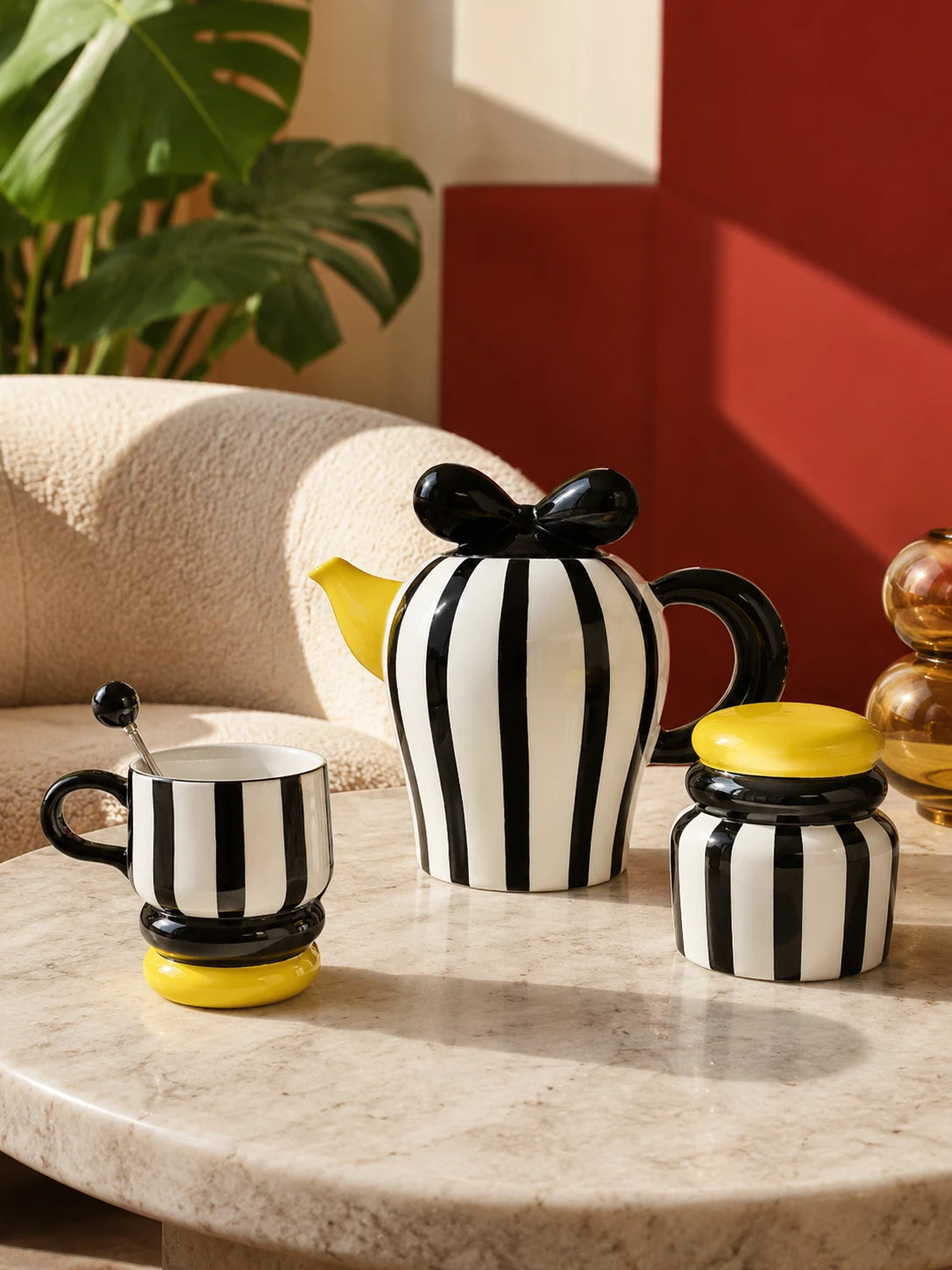 Handcrafted Ceramic Pot Set