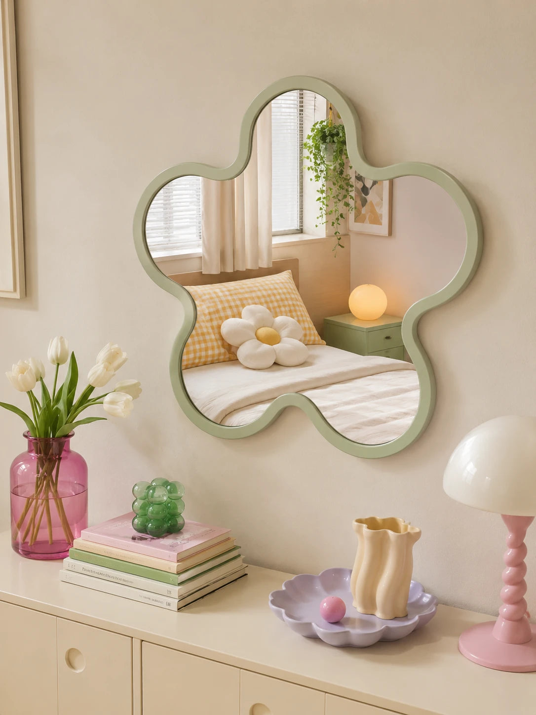 Daisy Petal Wall Mirror