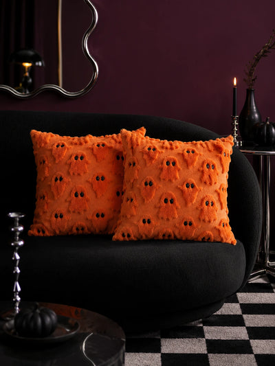 Ghost Plush Halloween Throw Pillow Covers