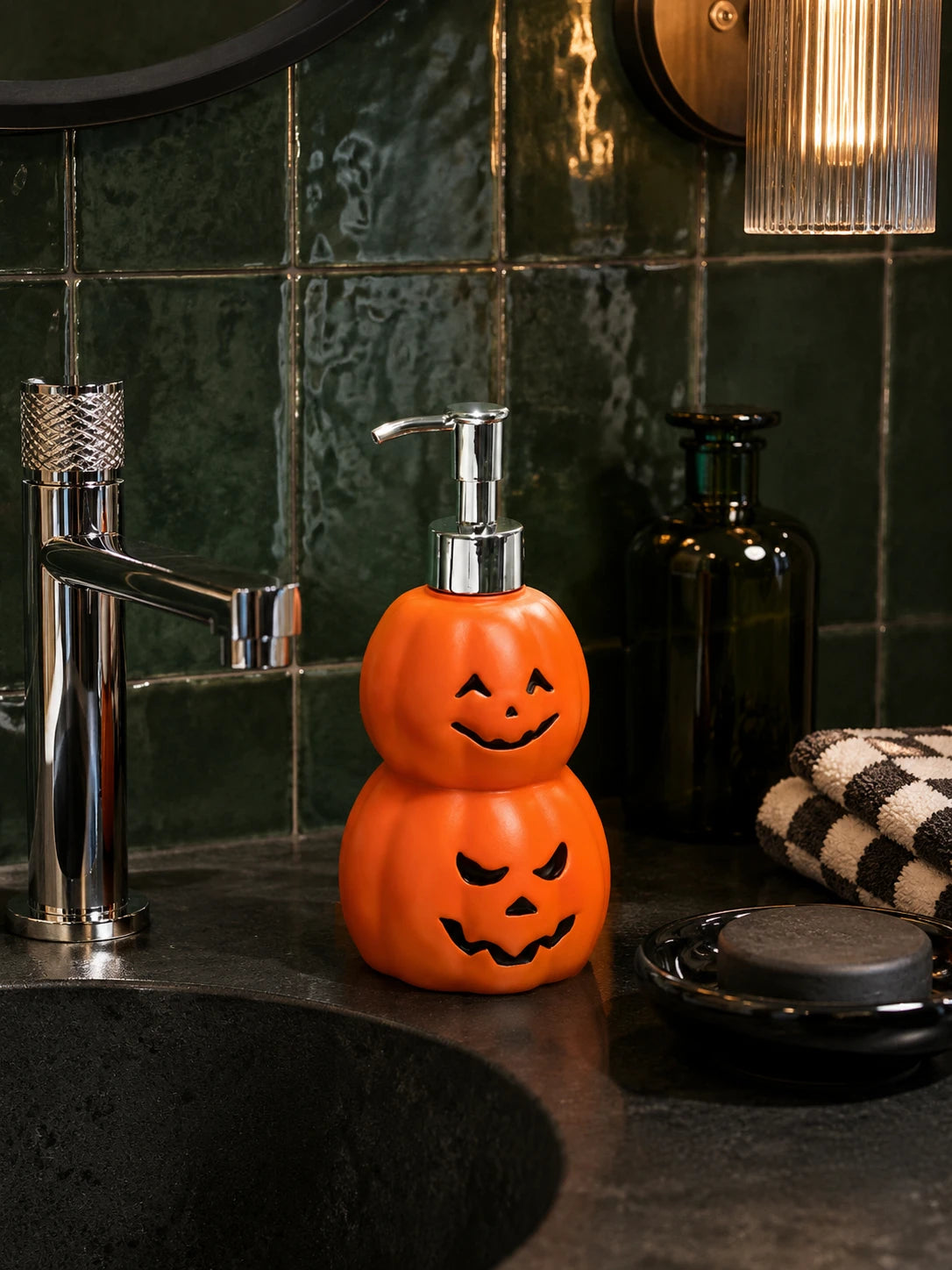 Halloween Jack-O'-Lantern Soap Dispenser