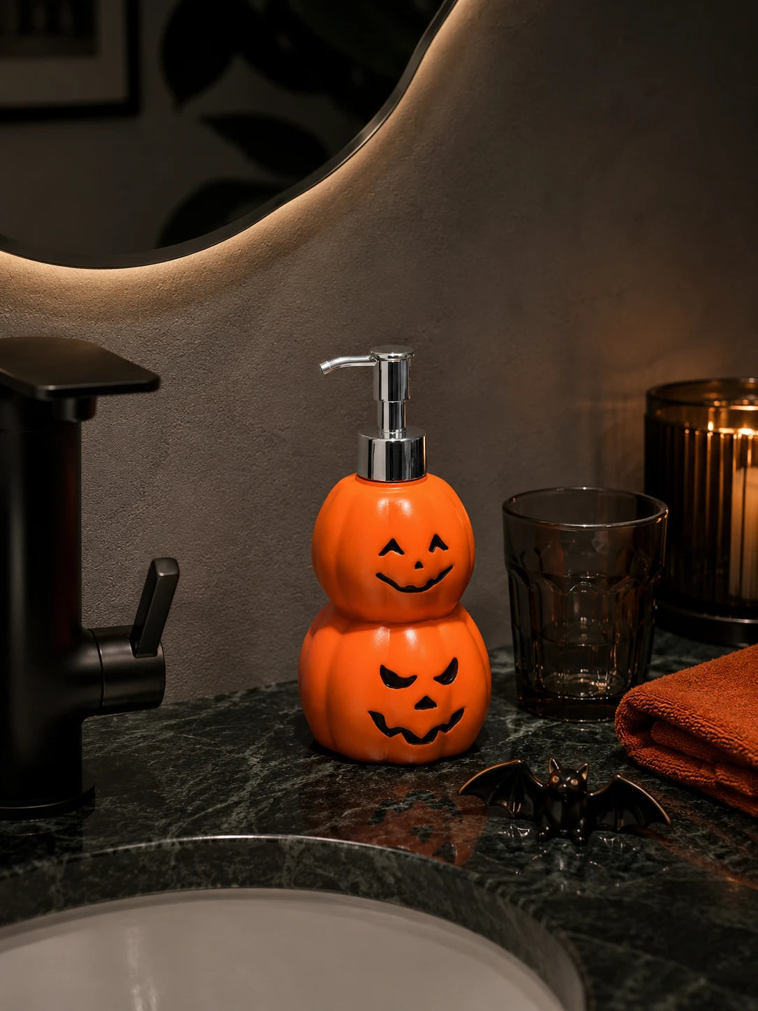 Halloween Jack-O'-Lantern Soap Dispenser