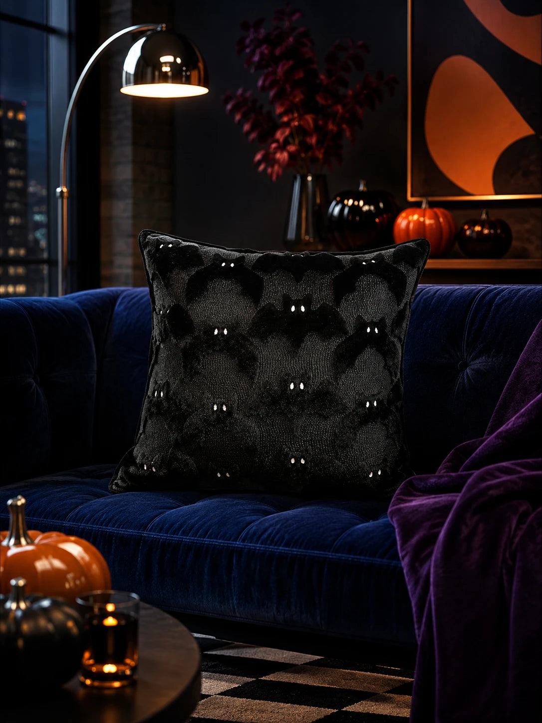 Bat Plush Decorative Throw Pillow Cover
