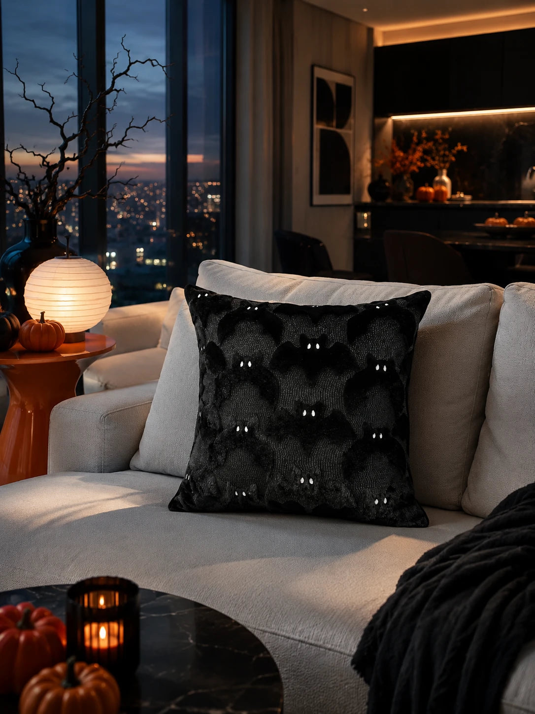Bat Plush Decorative Throw Pillow Cover