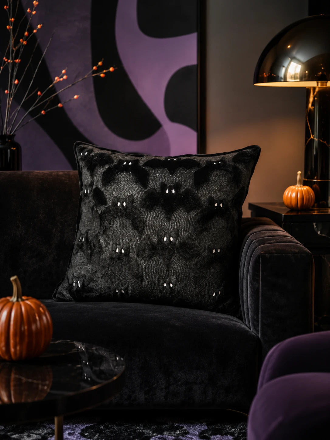Bat Plush Decorative Throw Pillow Cover
