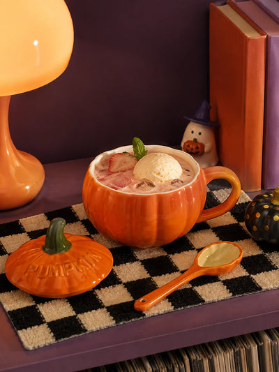 Charming Pumpkin Ceramic Coffee Mug
