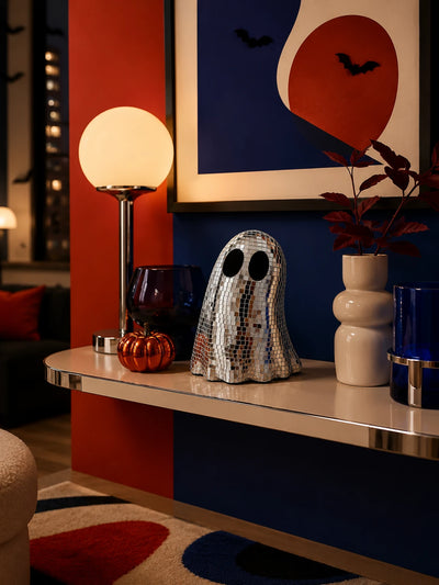 Disco Ghost Mirror Ornament