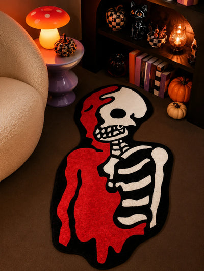 Skull Halloween Area Rug