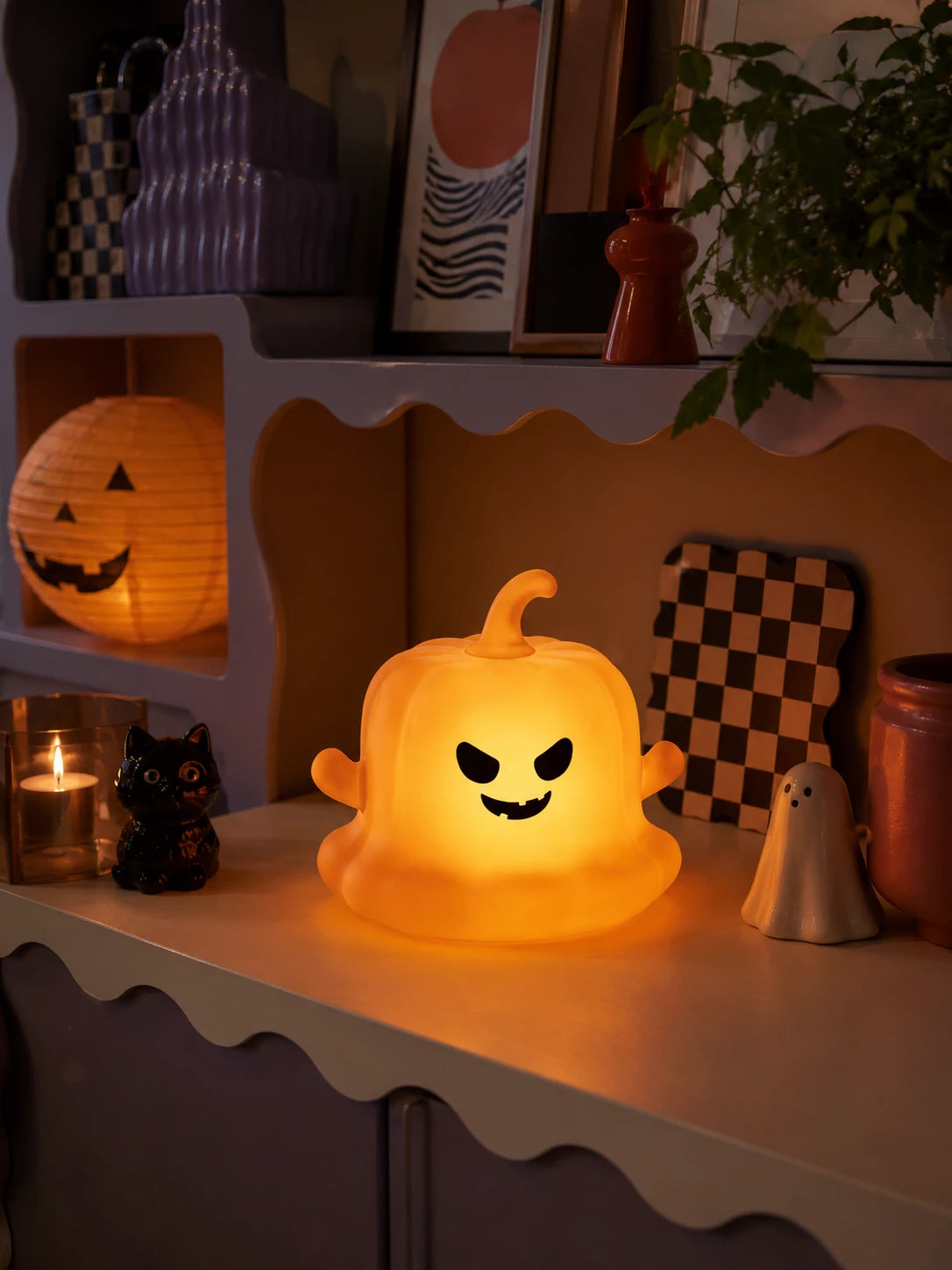 Ghost Pumpkin Night Light