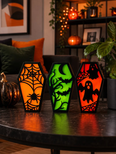 Halloween Coffin LED Decorative Light Set