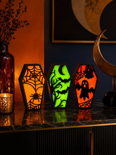 Halloween Coffin LED Decorative Light Set