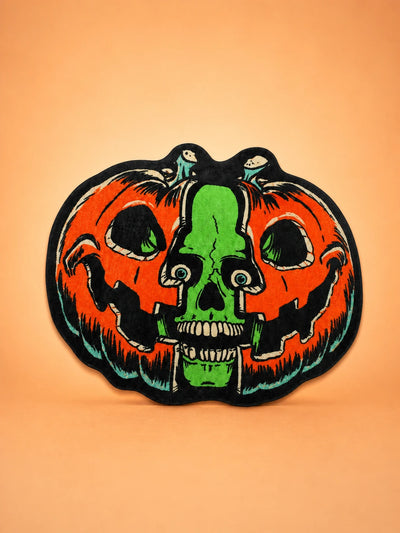Evil Pumpkin Floor Mat